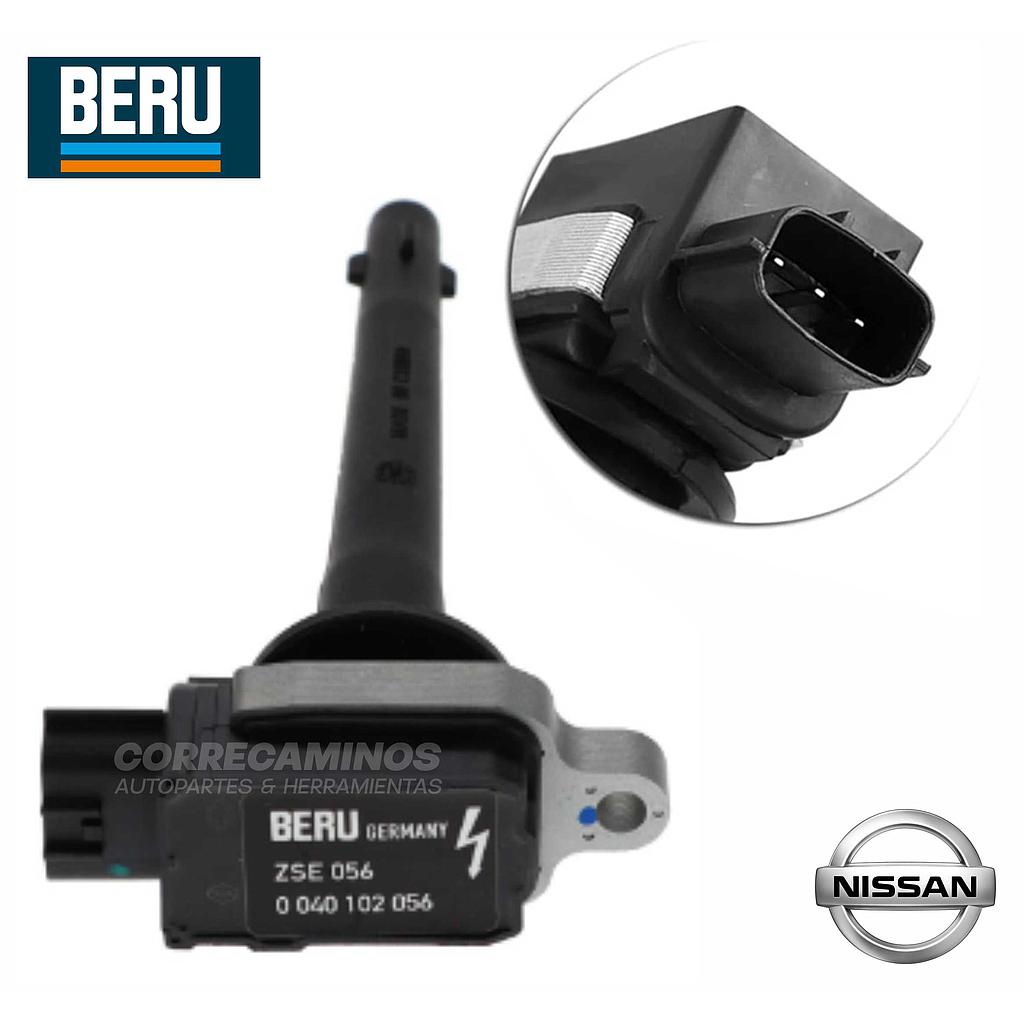 P3-3-I3 BOBINA NISSAN MARCH TIIDA SENTRA 2.0 (BERU) 22448-ED800