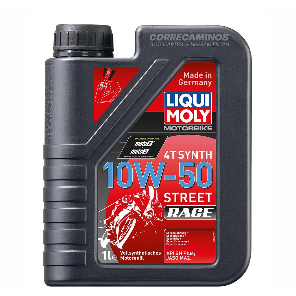 P4-14-D7 ACEITE MOTOR MOTO 10W50 RACE (LIQUI MOLY) 1502