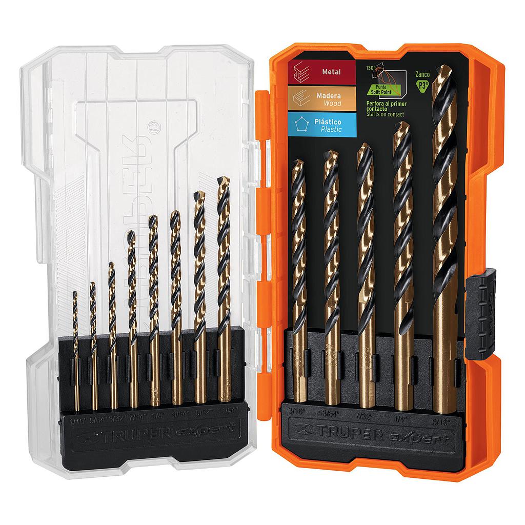 P3-18.3-C7 KIT 13 BROCAS METAL (TRUPER) 11402