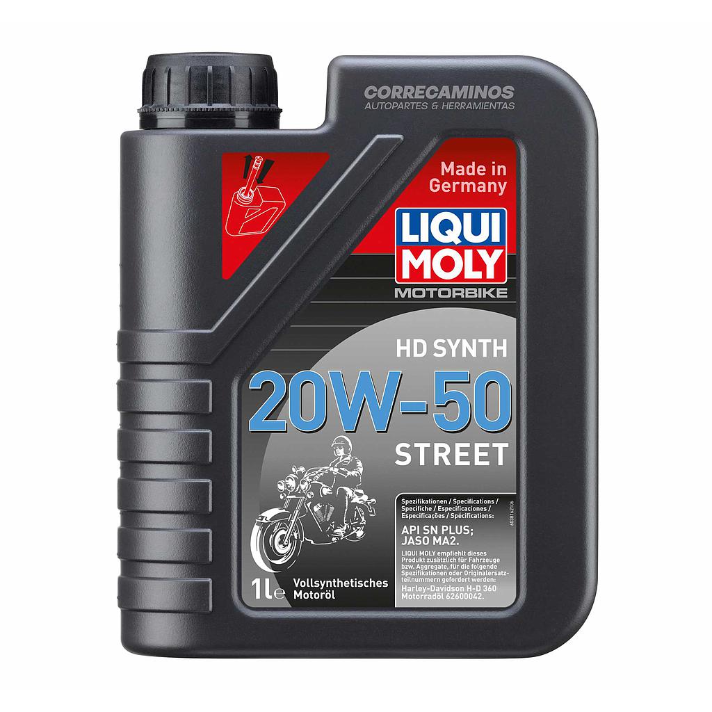 P4-14-E3 ACEITE 20W50 MOTO STREET (LIQUI MOLY) SINTETICO 3816