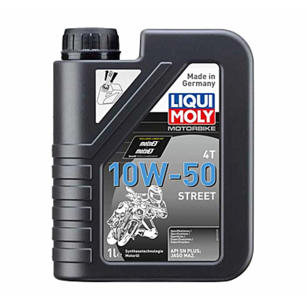 P4-14-D9 ACEITE MOTOR MOTO 10W50 SRTEET (LIQUI MOLY) 21725