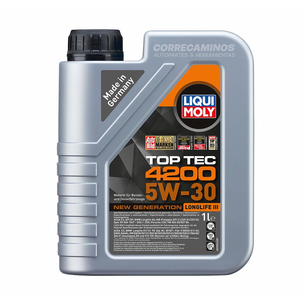 # ACEITE 5W30 TOP TEC (LIQUI MOLY) 1L 8972