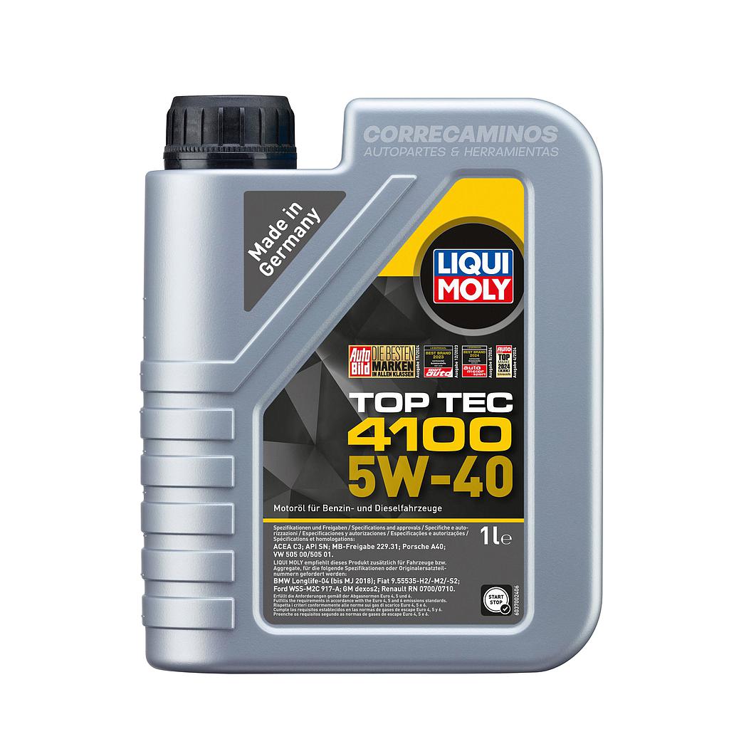 # ACEITE 5W40 TOP TEC (LIQUI MOLY) 1L 9510