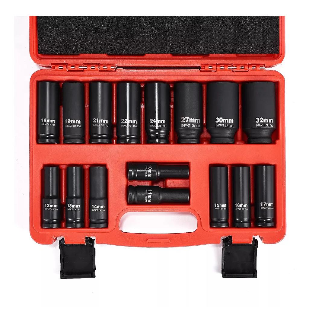 P3-40-H1 KIT 16 COPAS DE IMPACTO CON ESTUCHE