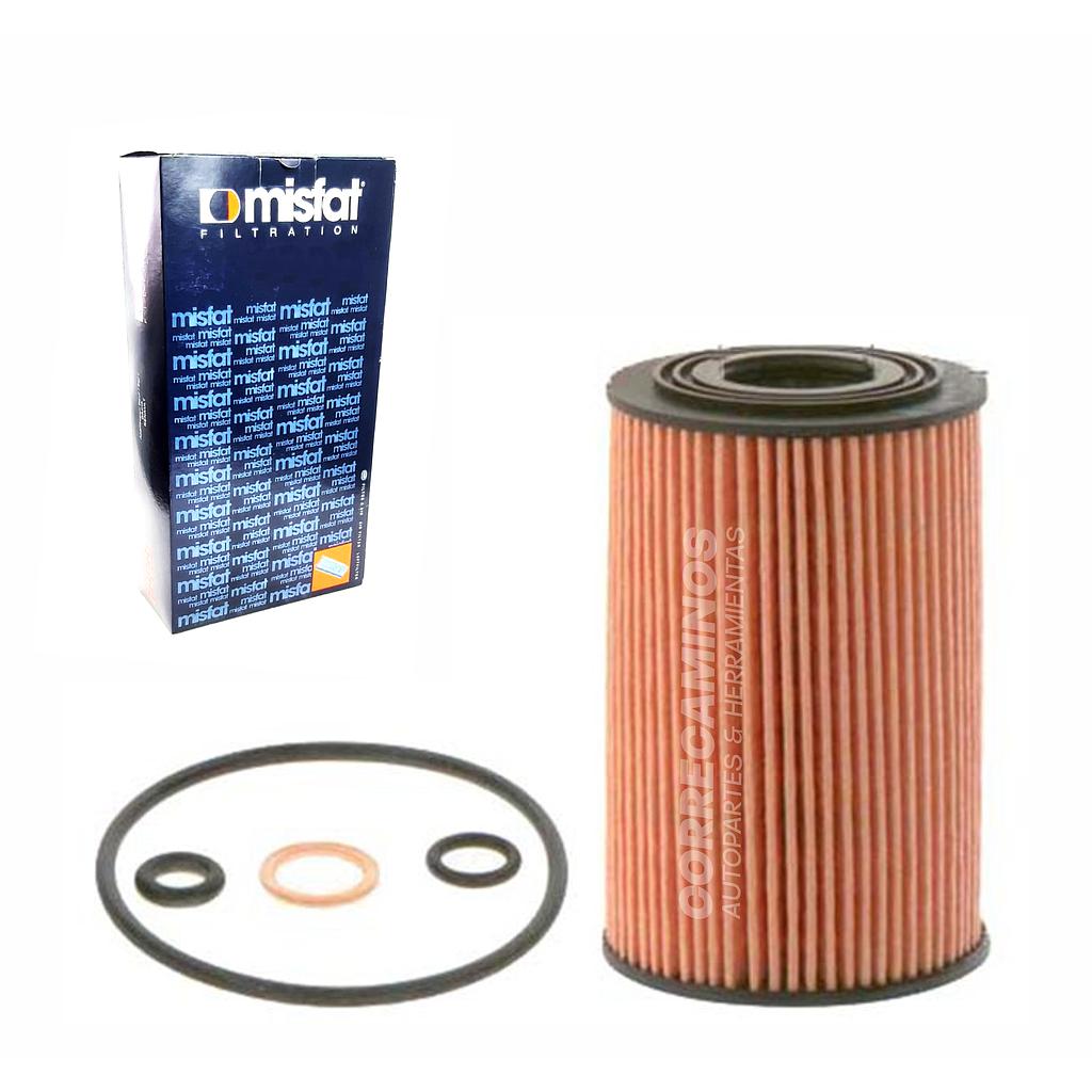 FILTRO ACEITE KIA SPORTAGE HYUNDAI TUCSON ELEMENTO (MISFAT)  L124