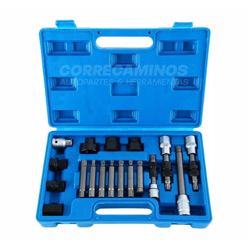 P4-20-C6 KIT COPAS PUNTAS  POLEAS DE ALTERNADOR CE-11
