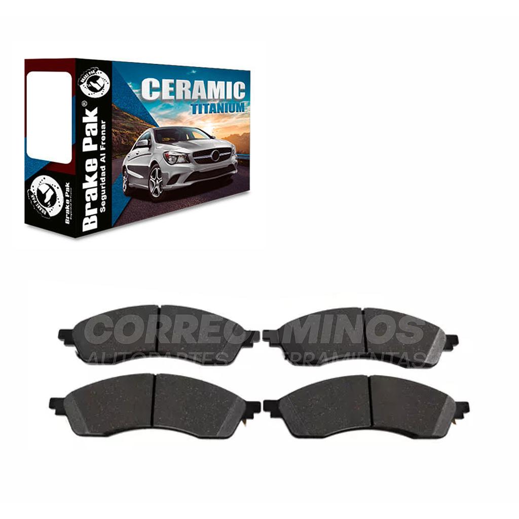 PASTILLAS FRENO FORD EDGE LINCON 2022 (BRAKE PAK)  CERAMICA 9652