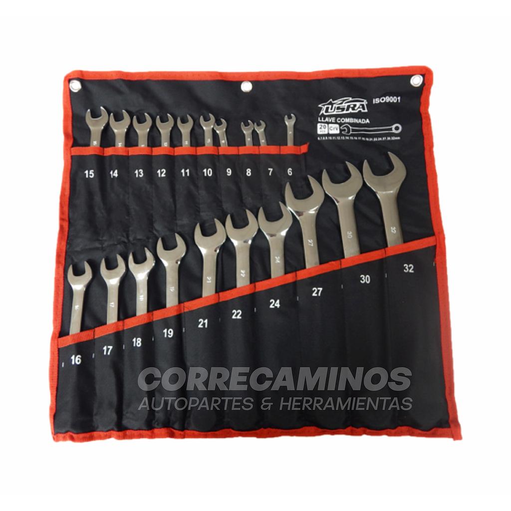 P3-18.2-D6 KIT 20 LLAVES MIXTAS 6 A 32