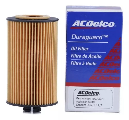 P5 FILTRO ACEITE CHEVROLET SONIC CRUZE TRACKER (ACDELCO) 19279631