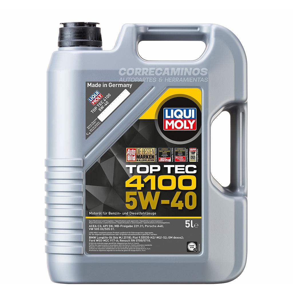 P4-21-C2 ACEITE 5W40 TOP TEC (LIQUI MOLY) 5L 9511 min