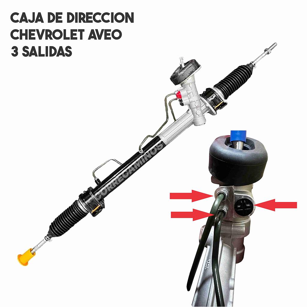 P4 CAJA DIRECCION CHEVROLET AVEO 10> (3 SALIDAS) 7111076020<