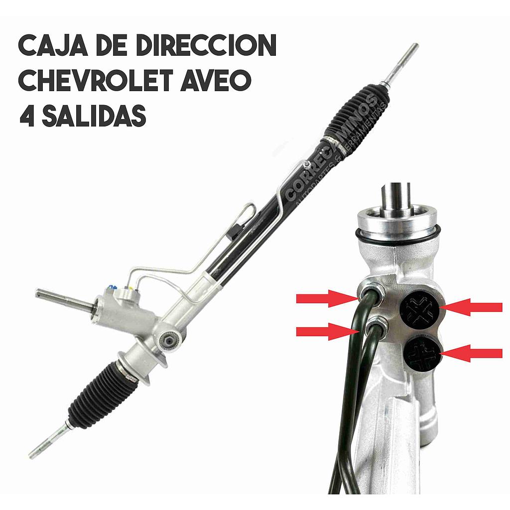P4 CAJA DIRECCION CHEVROLET AVEO 10> (4 SALIDAS) 7111076000<