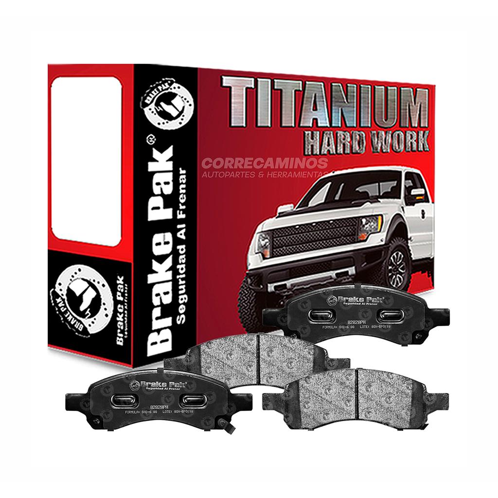 PASTILLAS FRENO TRAVERSE BLAZER DELANTERAS (BRAKE PAK) 8282&lt;