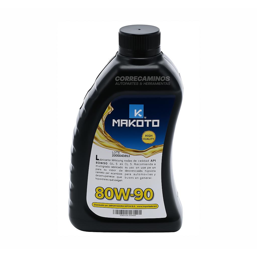 ACEITE PARA TRASMISION O CAJA 1/4 80W90 (MAKOTO) 17314
