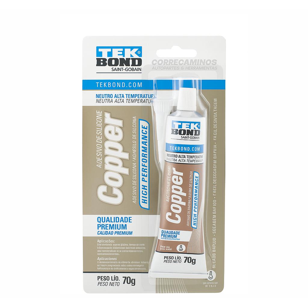 SILICONA COPPER 70gr (TEK BOND) &lt;