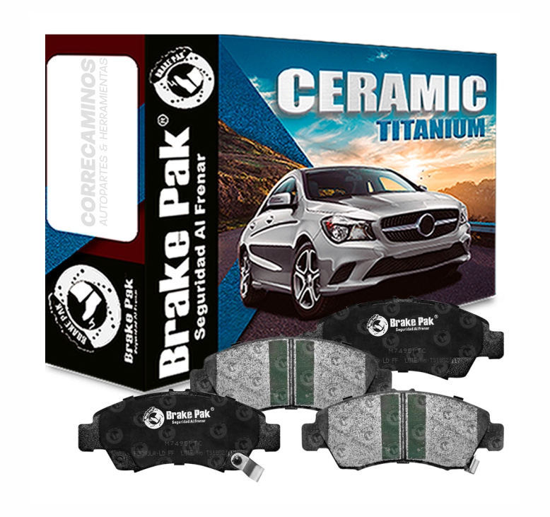 PASTILLAS FRENO HONDA CIVIC FIT CITY BRIO (BRAKE PAK) 749<