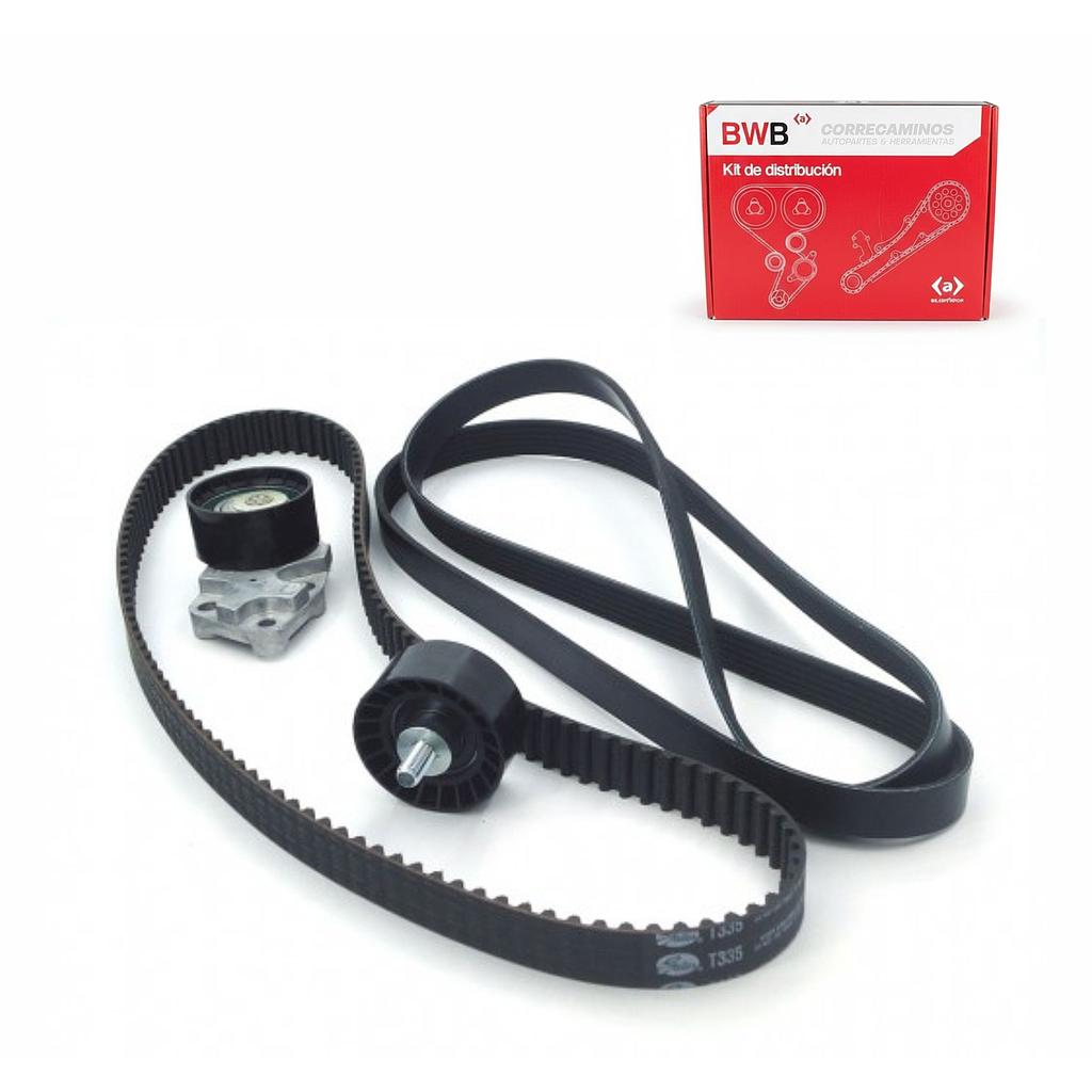 P4-24-D7 KIT REPARTICION AVEO OPTRA 1.4 1.6 + CORREA ACCESORIOS (BORG WARNER) KMV-144<