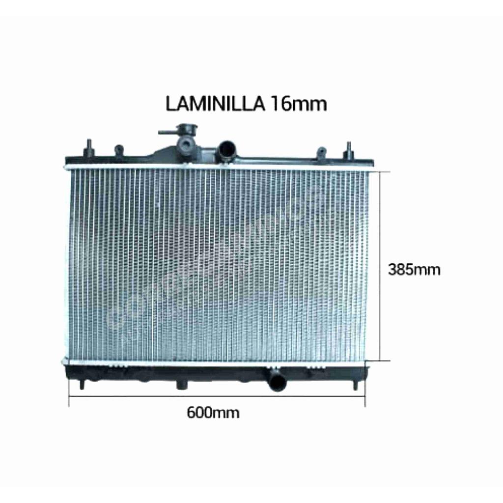 P4-43-A3 RADIADOR NISSAN TIIDA (MECANICO) 8170742103<