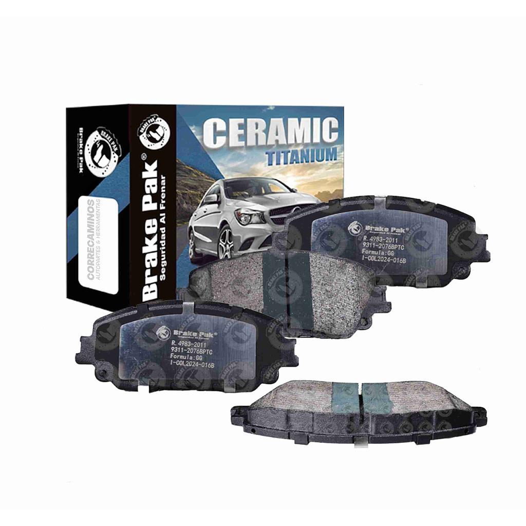 # PASTILLAS FRENO TOYOTA RAV COROLA CROSS HIBDRIDA (BRAKE PAK) 9311<