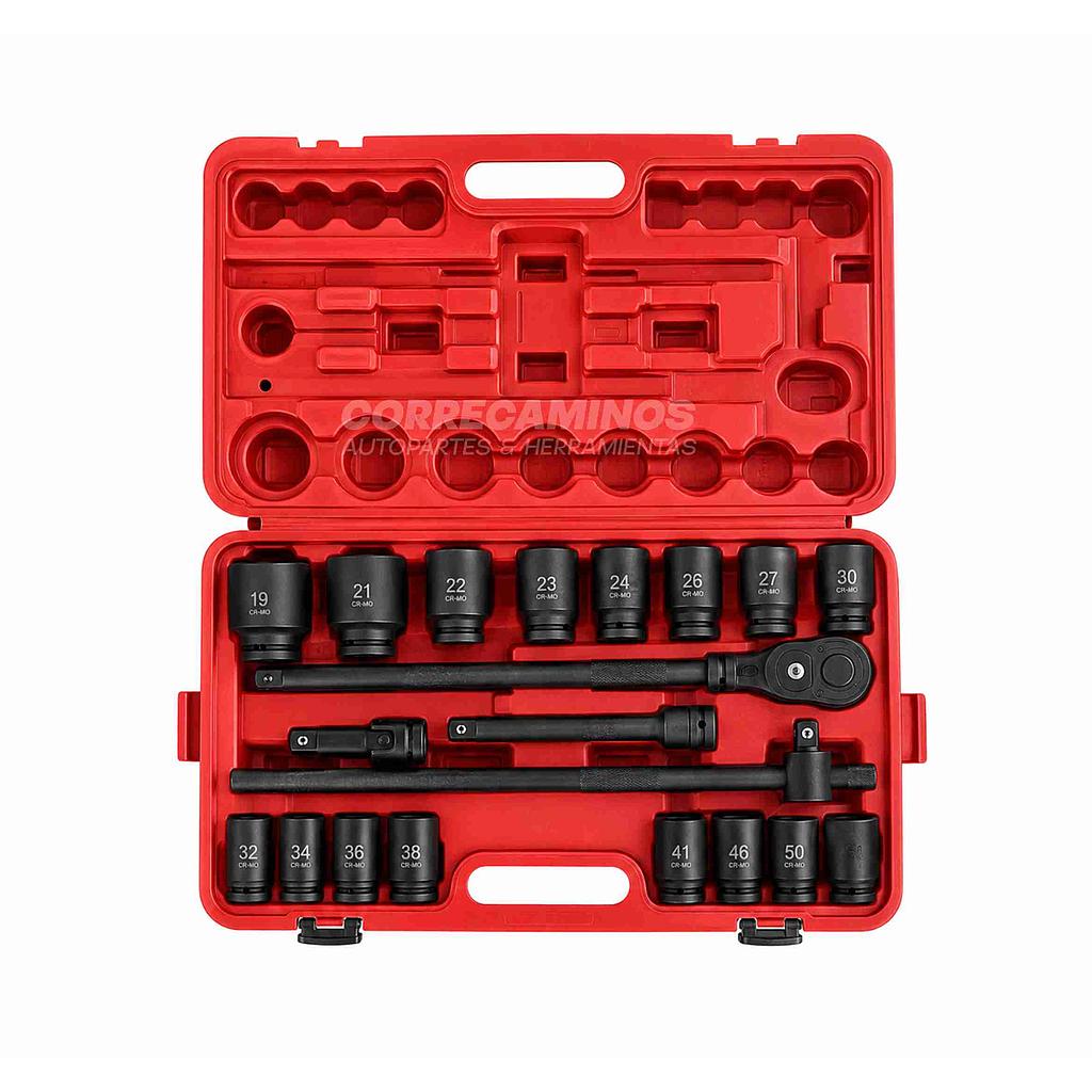 P5-16-C1 KIT COPAS 3/4 21 PIEZAS 4507
