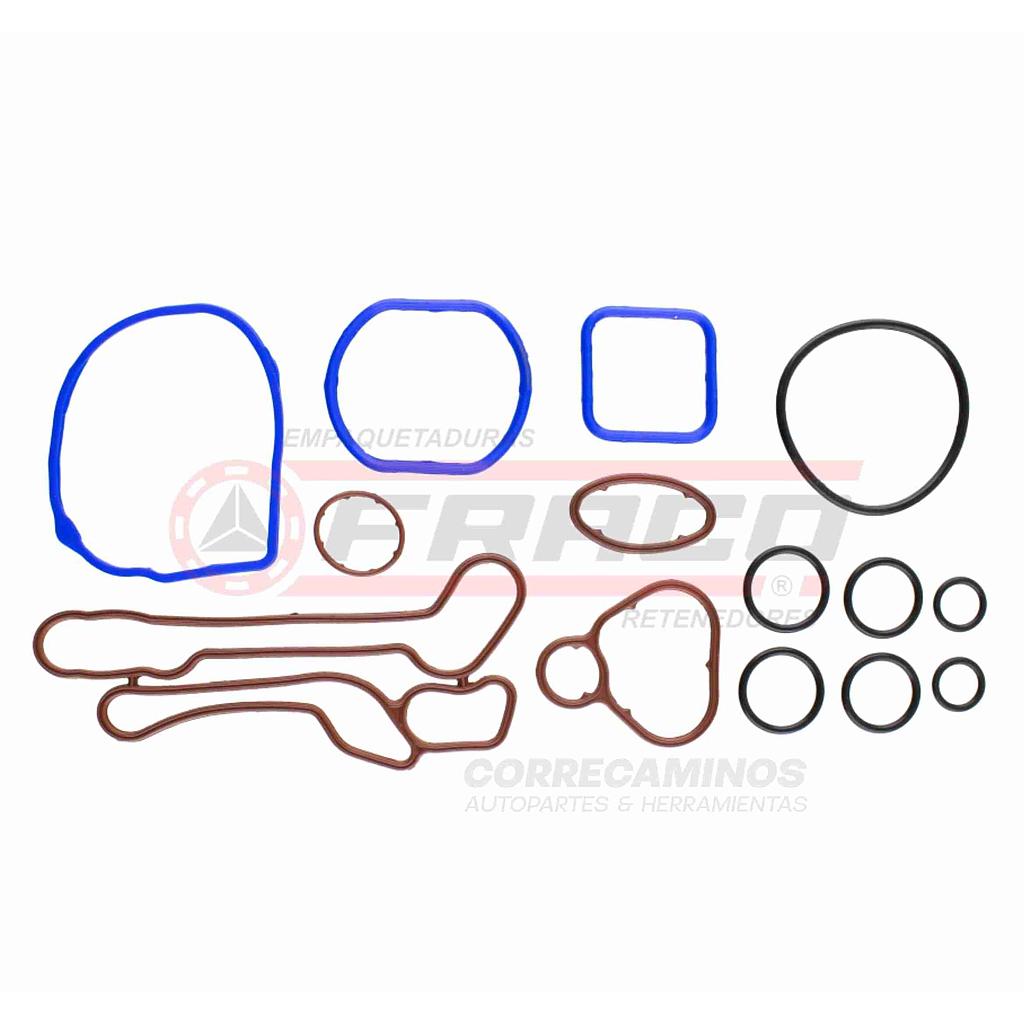 P4-15-A8 EMPAQUE SONIC CRUZE TRACKER ENFRIADOR ACEITE (COMPLETO) FRACO CO7640051<