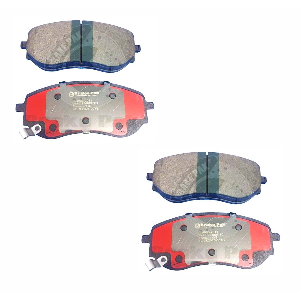 PASTILLAS NISSAN FRONTIER NP300 MERCEDES BENZ X220D DELANTERAS (BRAKE PAK) 9779<
