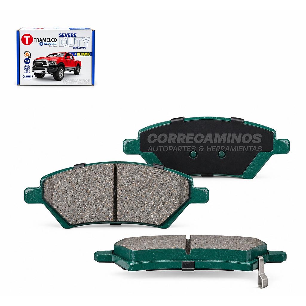 # PASTILLAS FRENO FOTON TUNLAND TRASERAS (TRAMELCO) 3660<