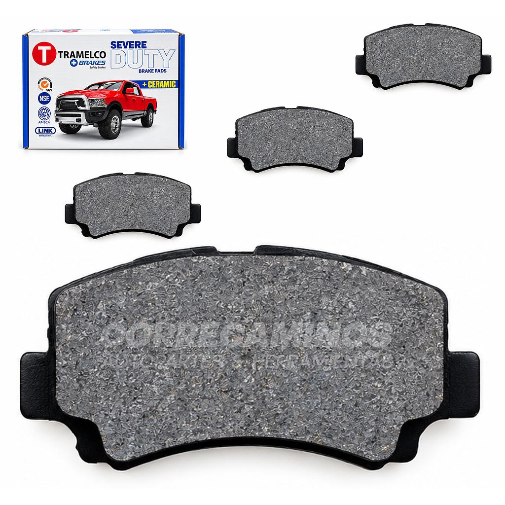 # PASTILLAS FRENO TOYOTA YARIS DELANTERAS (TRAMELCO CERAMICA) 9763<